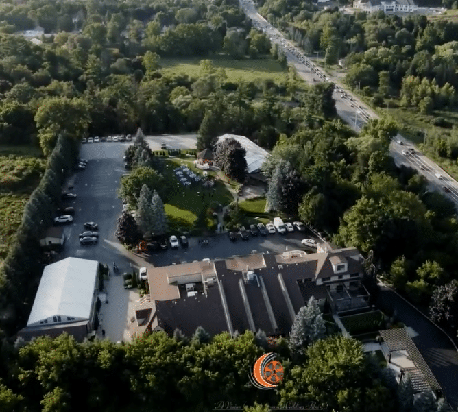 Terrace on the Green Aerial Shot