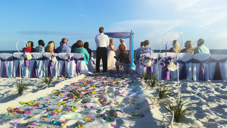 Formal beach wedding 768x432