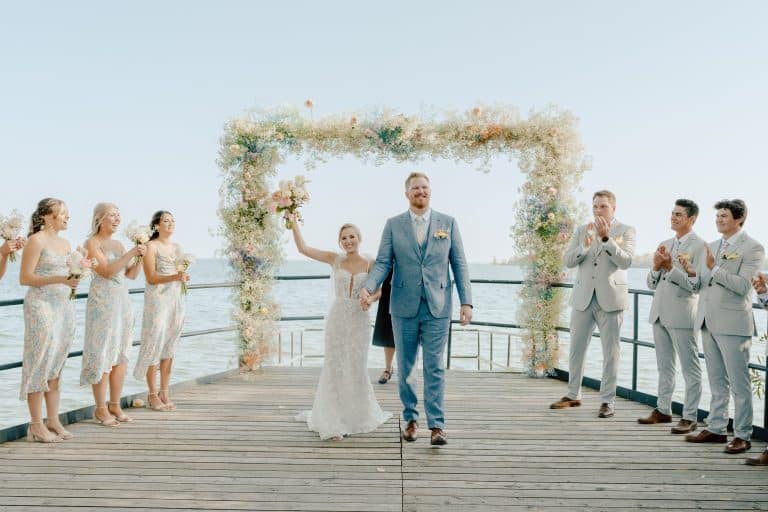 Lake side ceremony