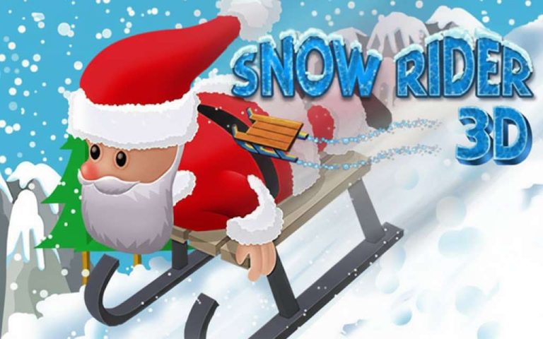 snow rider 3d santa back 768x480