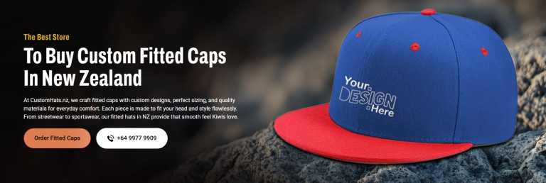 custom fitted caps in NZ 768x258