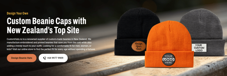 custom hats in New Zealand 768x258