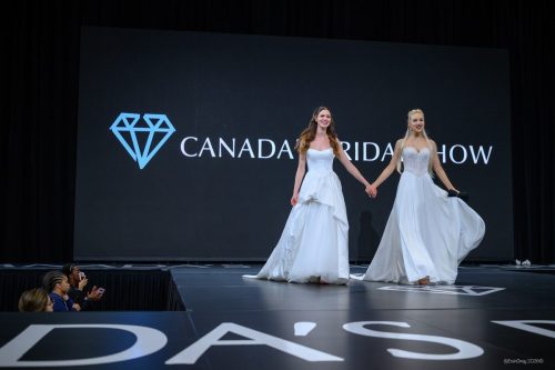 Canada's Bridal Show October 2026 - Two brides on the Canada's Bridal Show runway