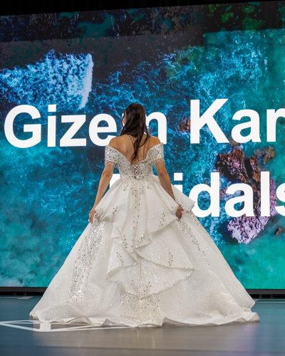 Canada's Bridal Show October 2026 - Gizem Karakas Bridals gown on the runway
