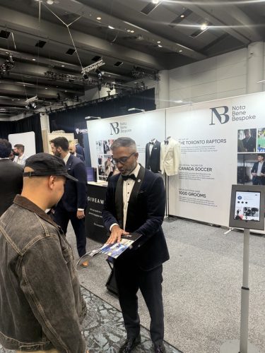 Canada's Bridal Show October 2026 - Nota Bene Bespoke menswear booth