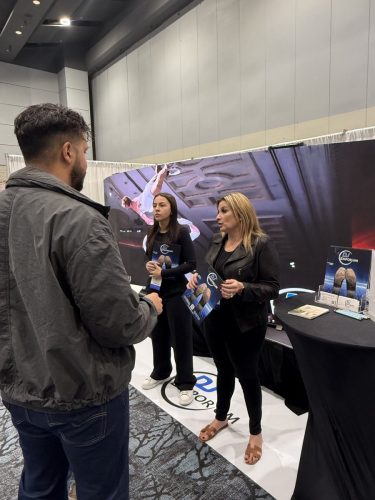 Canada's Bridal Show October 2026 - Exhibitors talking with couples on the show floor