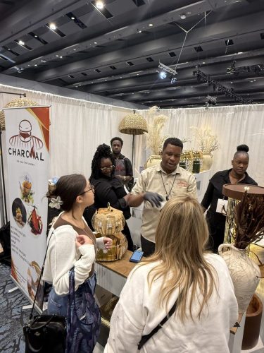 Canada's Bridal Show October 2026 - Charcoal catering booth serving samples