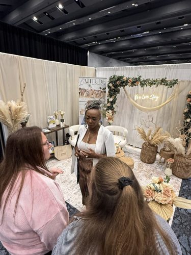 Canada's Bridal Show October 2026 - Decor booth with pampas grass and a floral arch