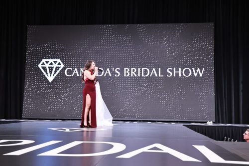 Canada's Bridal Show October 2026 - Show host welcoming the crowd from the main stage